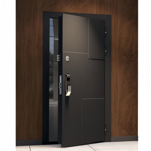 ZEKIN Customized Size Security Entrance Doors Exterior Residential Entry Doors