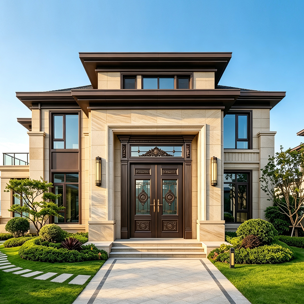 Cast Aluminum Coastal Villa Door Project Malibu
