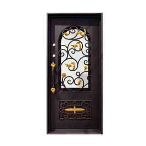 Handmade Forging Modern Villa Waterproof Entry Doors