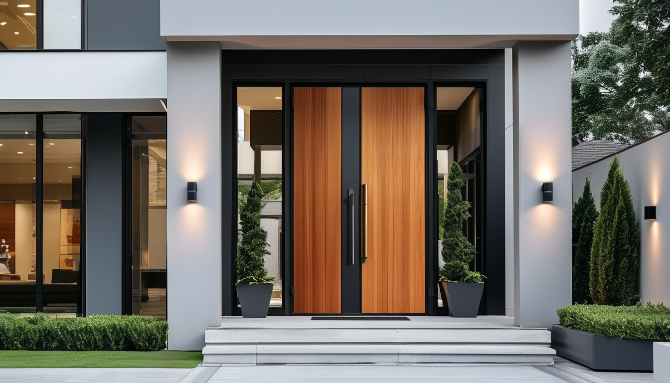 Modern Aluminum Front Door Manufacturer