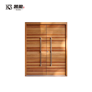 Durable Aluminium Double Entrance Door Front Entry Thermal Break Doors