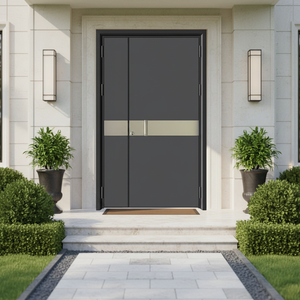 Luxury Cast Aluminum Front Entry Door High Security Anti-Theft Pivot