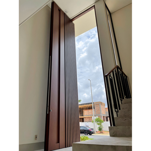 Heavy-Duty Extra Large Aluminum Pivot Door Modern Smart Lock Entry Door