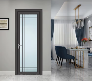 RG50 Luxury High Quality Heat Insulation Aluminum Double Glass Swing Door