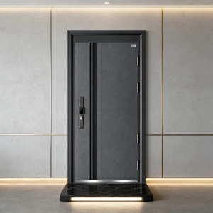 Customizable Aluminum Entry Doors Factory Direct Wholesale Price Modern Residential Front Security Door Designs