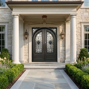 Custom Iron Doors Front Entry