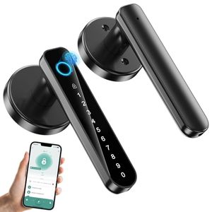 High Security Aluminum Alloy Smart Fingerprint Modern Design Door Lock