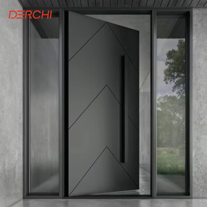 Heavy Duty Residential Front Entry Doors Hurricane Impact Exterior