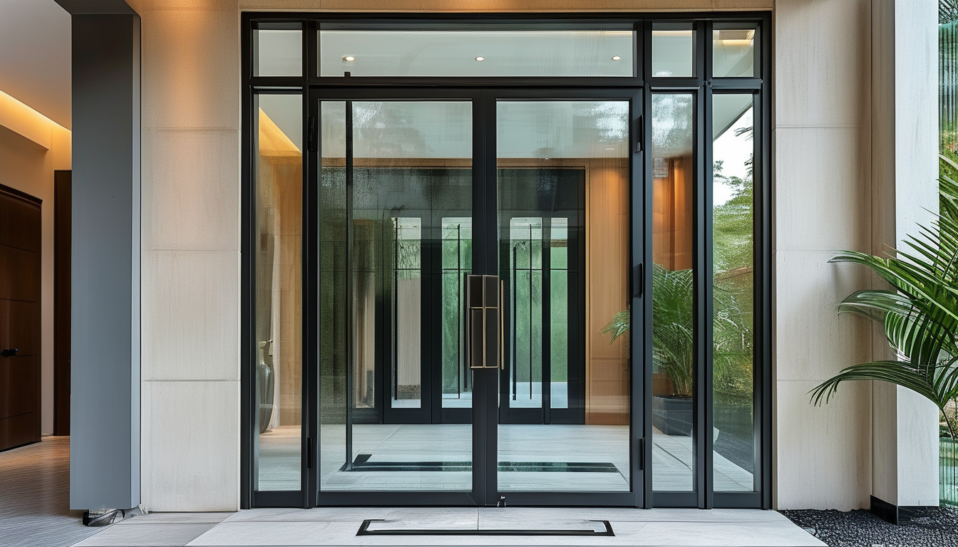 Luxury Glass Entrance Door Manufacturer