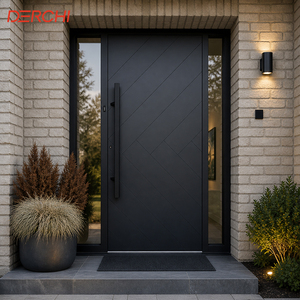 Fire Rated Aluminum Front Door Entry Door Exterior Security Door