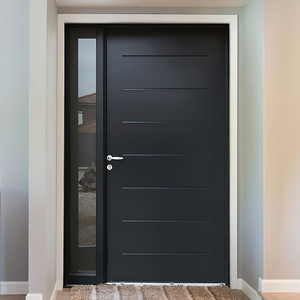 New Design Luxury High Grade Noise Preventive Heat Insulation Waterproof Zinc Galvanized Alloy Main Security Exterior Front Door