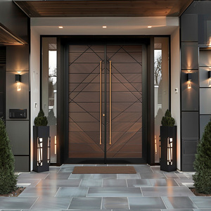 Aluminum Security Entrance Door Reinforced Insulated System