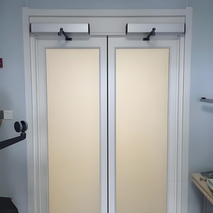 OUTUS Modern Design Aluminum Double Swing Door Commercial Patio Entrance Doors