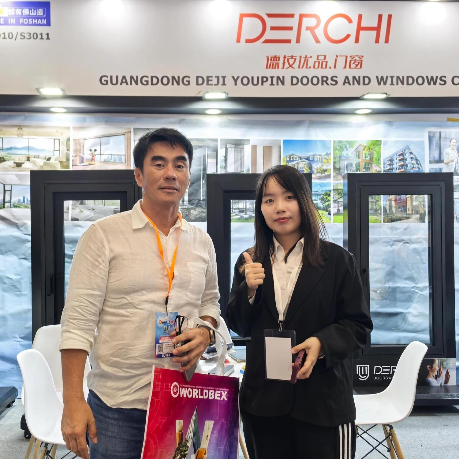 DERKI entry doors exhibited at Philippines WORLDBEX 2025
