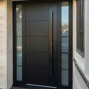 Premium Aluminum Entrance Door Modern House Front Entry Weatherproof