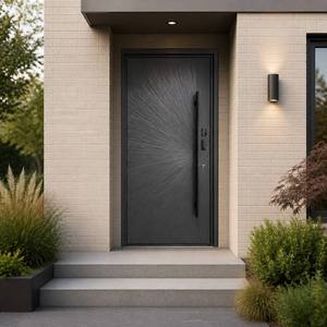 Cast Aluminum Security Door 3D Face Recognition