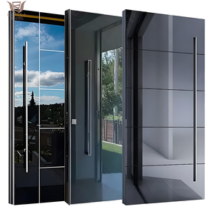 DEMEA Heavy Duty Metal Steel Entry Door Weatherproof Thermal Insulated